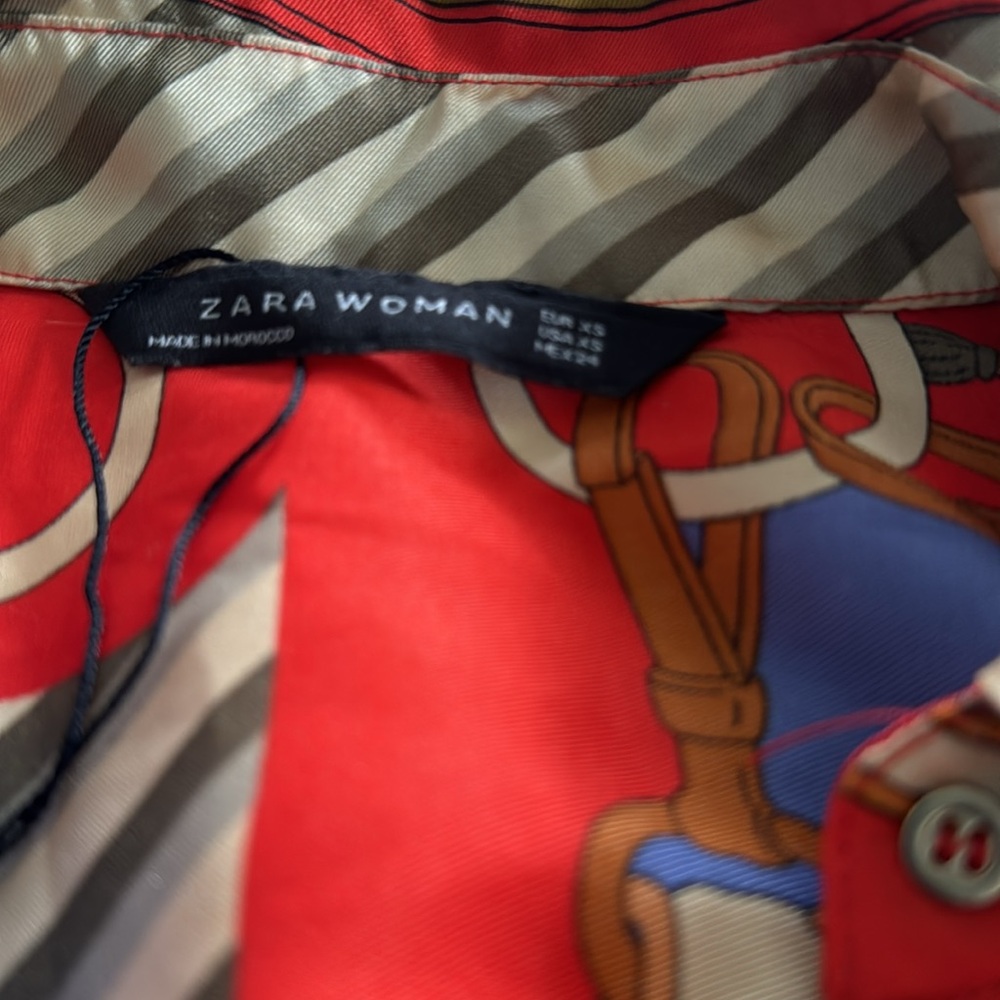 ZARA WOMAN SIZE XS OPEN FRONT MAXIMALIST - Picture 5 of 5